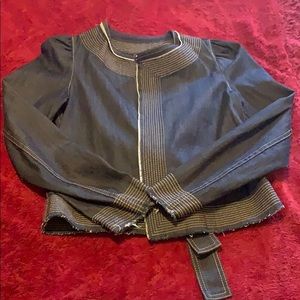 BCBGMAXAZRIA Denim Blazer